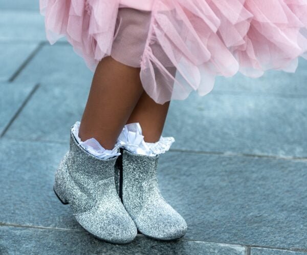 Silver  Shoes for Kids